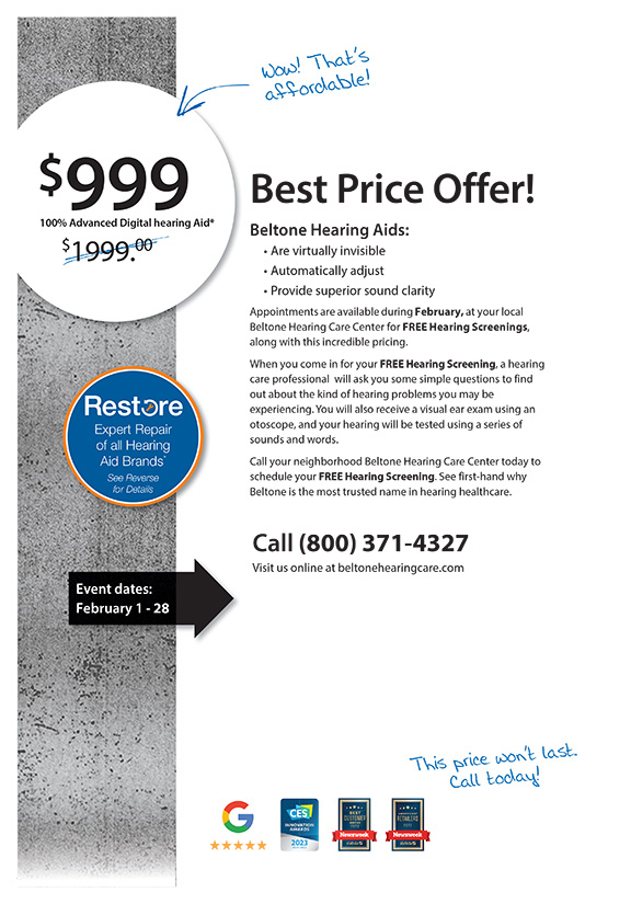 Limited Time Offer | February, 2023